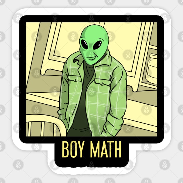 funny boy math meme, girl math Sticker by RepYourLook